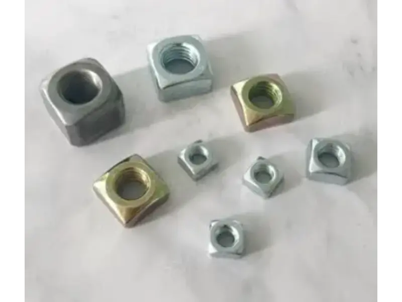 DIN557 Square Nut Metric Carbon Steel Zinc Plated